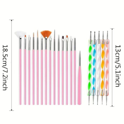 Nail Art Brushes Set